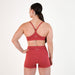 Heather Cardinal Racerback Sports Bra - Cami