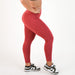 Heather Cardinal Red High Rise Workout Leggings