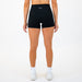 Black High Rise Spandex Shorts -6