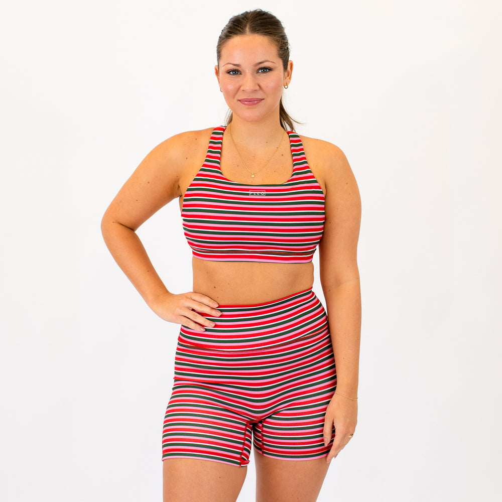 Merry Stripe Sports Bra - Isla -1