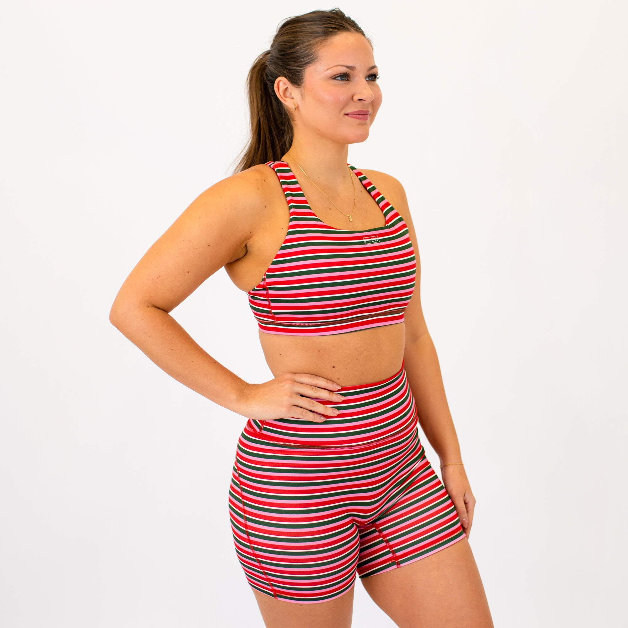 Merry Stripe Sports Bra - Isla -4