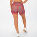 Merry Stripe No Front Seam High Rise Spandex Shorts -6