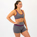 Heather Volcanic + Amaranth Jett Bralette - Light Support -4