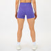 Heather Passion Flower No Front Seam High Rise Spandex Shorts -6