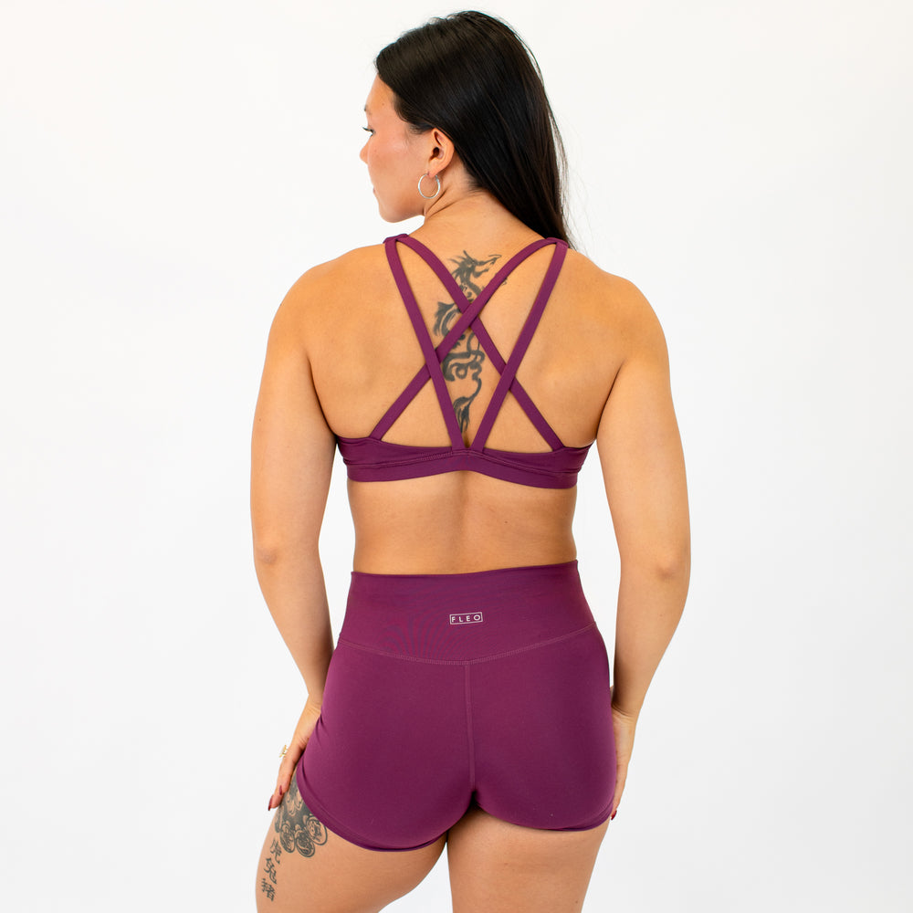 Amaranth Sports Bra - Isla -2