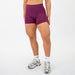 Amaranth High Rise Spandex Shorts -1