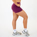 Amaranth High Rise Spandex Shorts -5