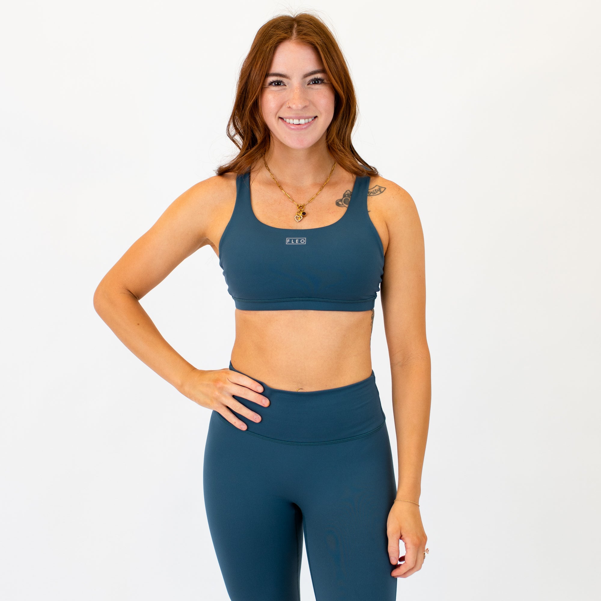 Orion Blue Sports Bra - Isla -1