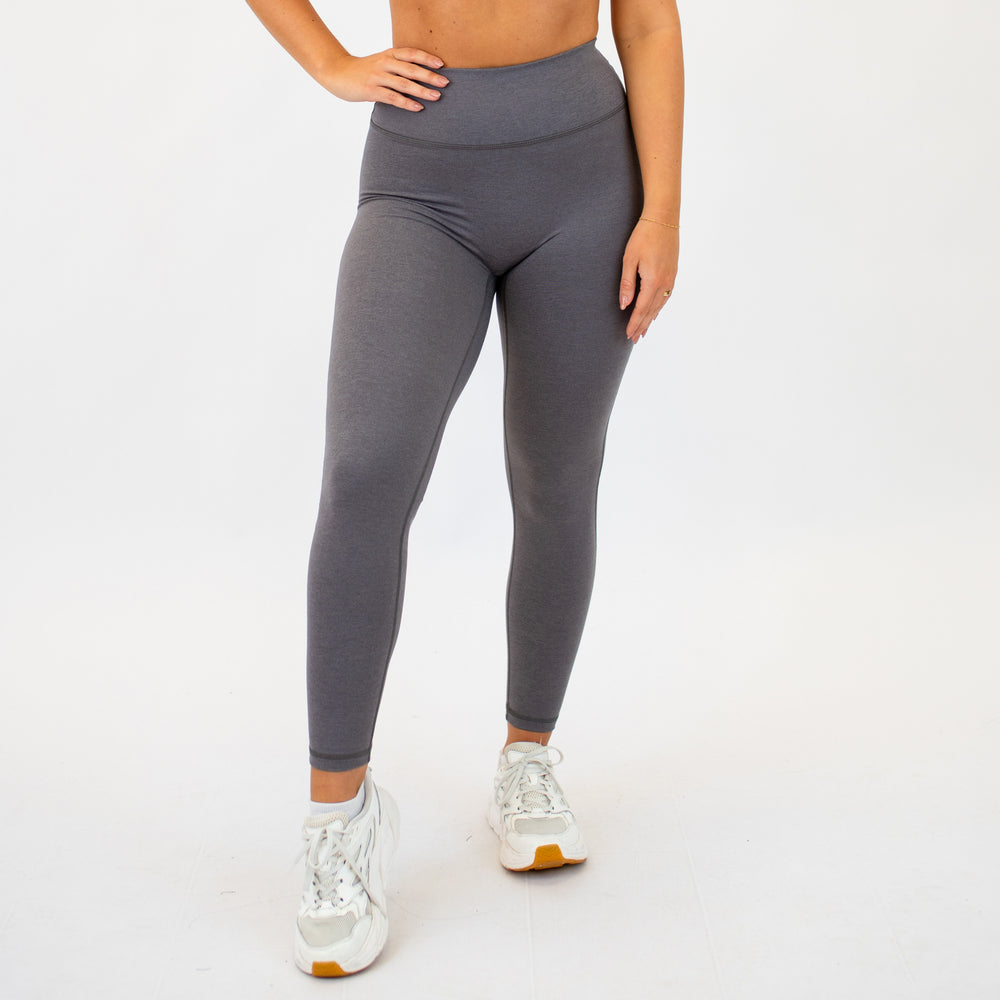 Heather Volcanic No Front Seam Legging 7/8 25" - Charge -1