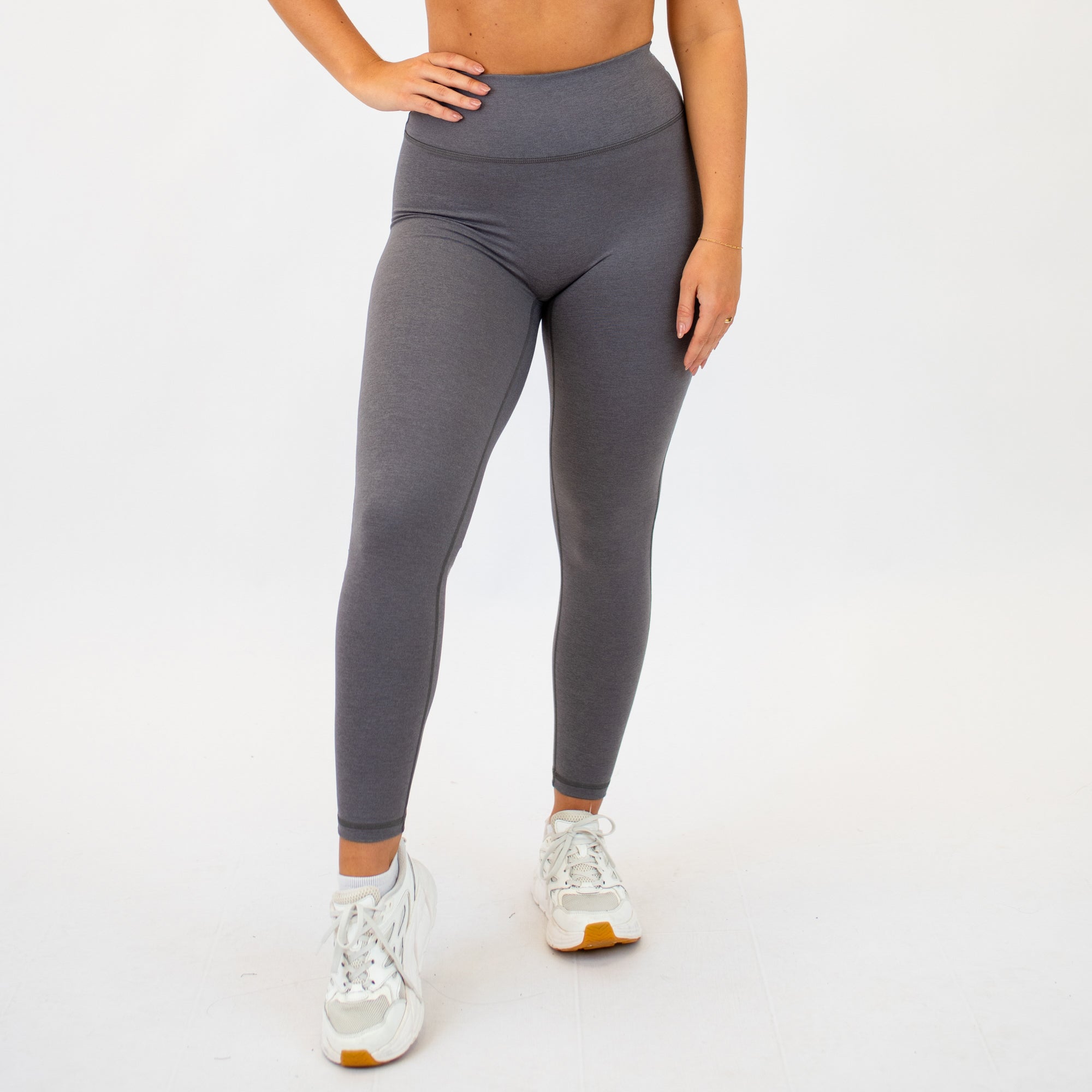 Heather Volcanic No Front Seam Legging 7/8 25" - Charge -1