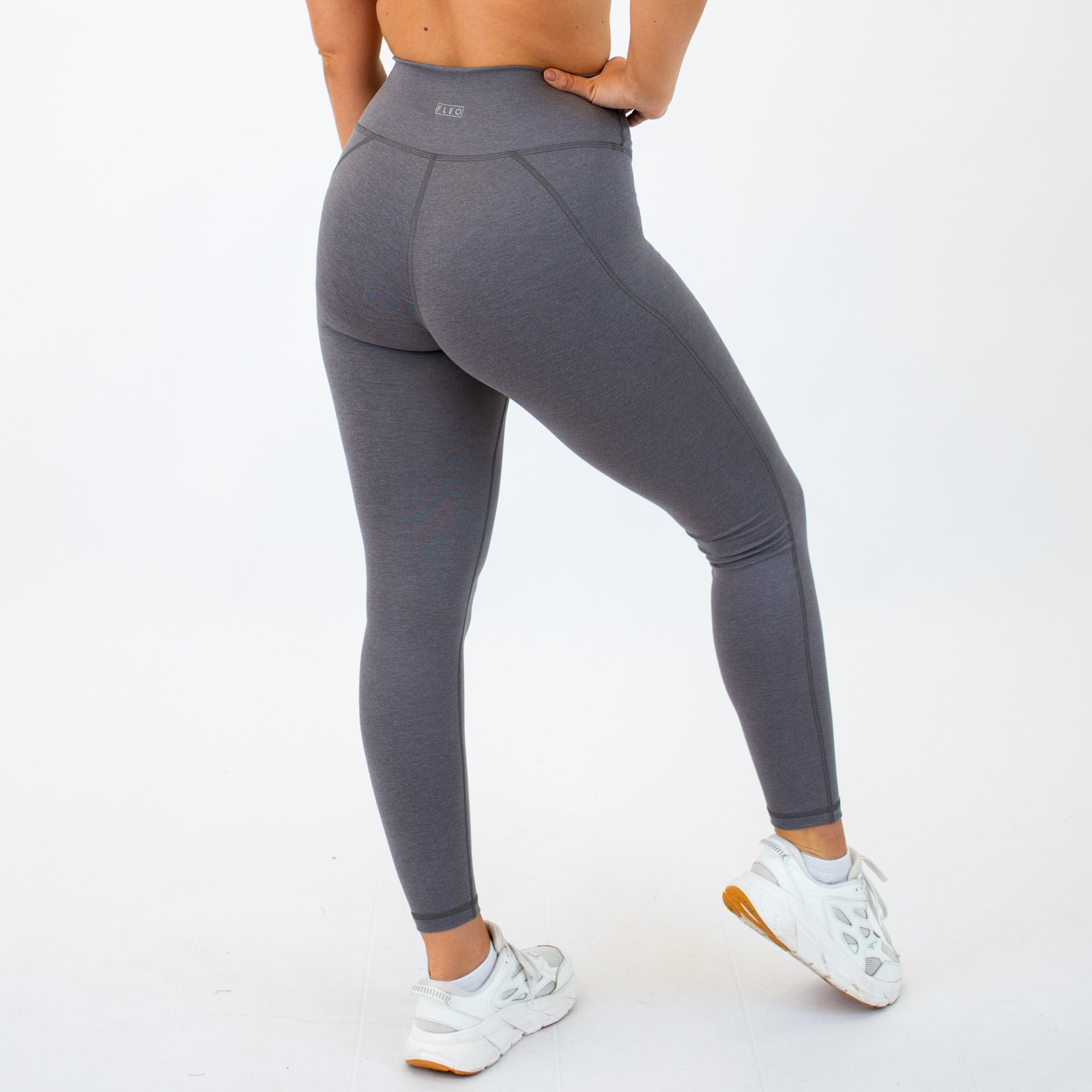 Heather Volcanic No Front Seam Legging 7/8 25" - Charge -2