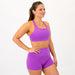 Neon Purple Sports Bra - Isla -4