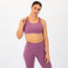 Heather Mellow Mauve Sports Bra - Isla -1