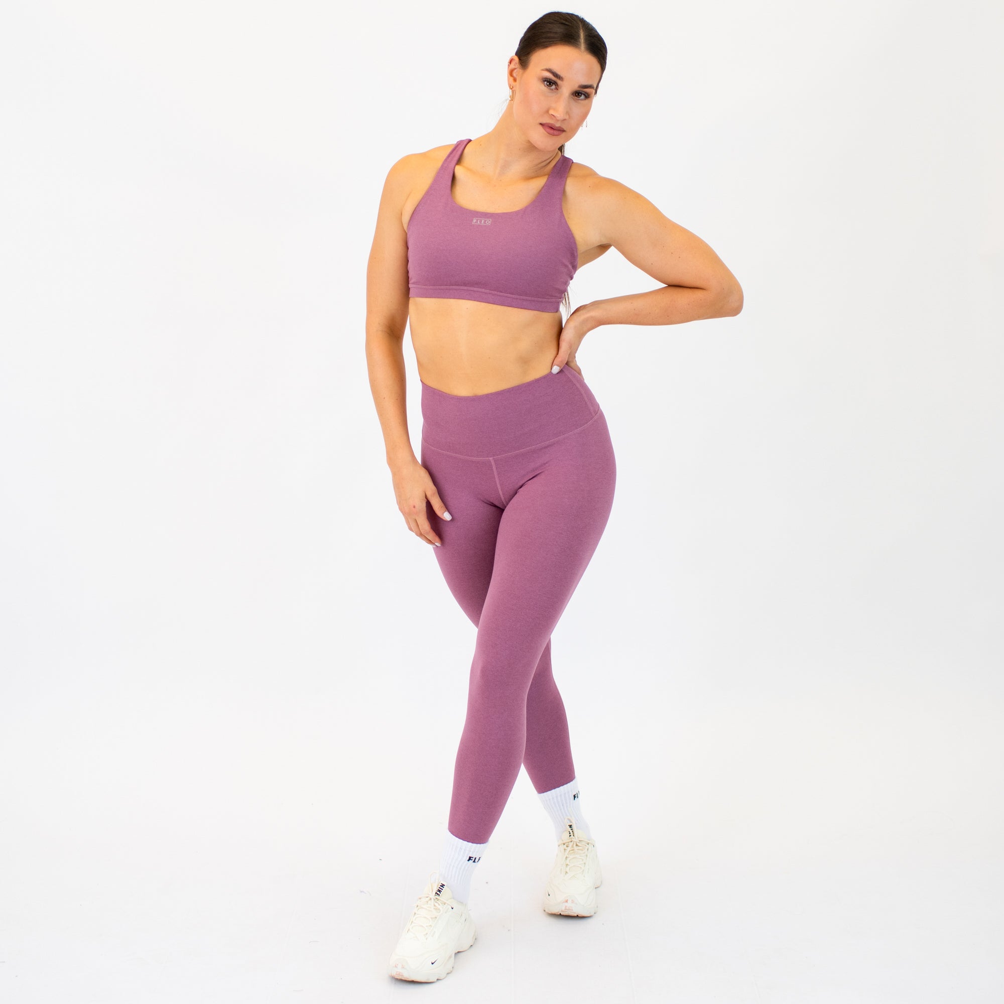 Heather Mellow Mauve Legging 7/8 25" - El Toro -3