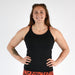 Black Full Length Workout Tank - Switch Up