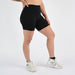 Black No Front Seam Training Short - Pedal