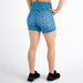 Blue Fracture Biker Shorts by FLEO