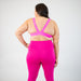 Neon Pink V Back Sports Bra - VaVaVoom 