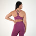 Heather Violet Racerback Sports Bra - Cami