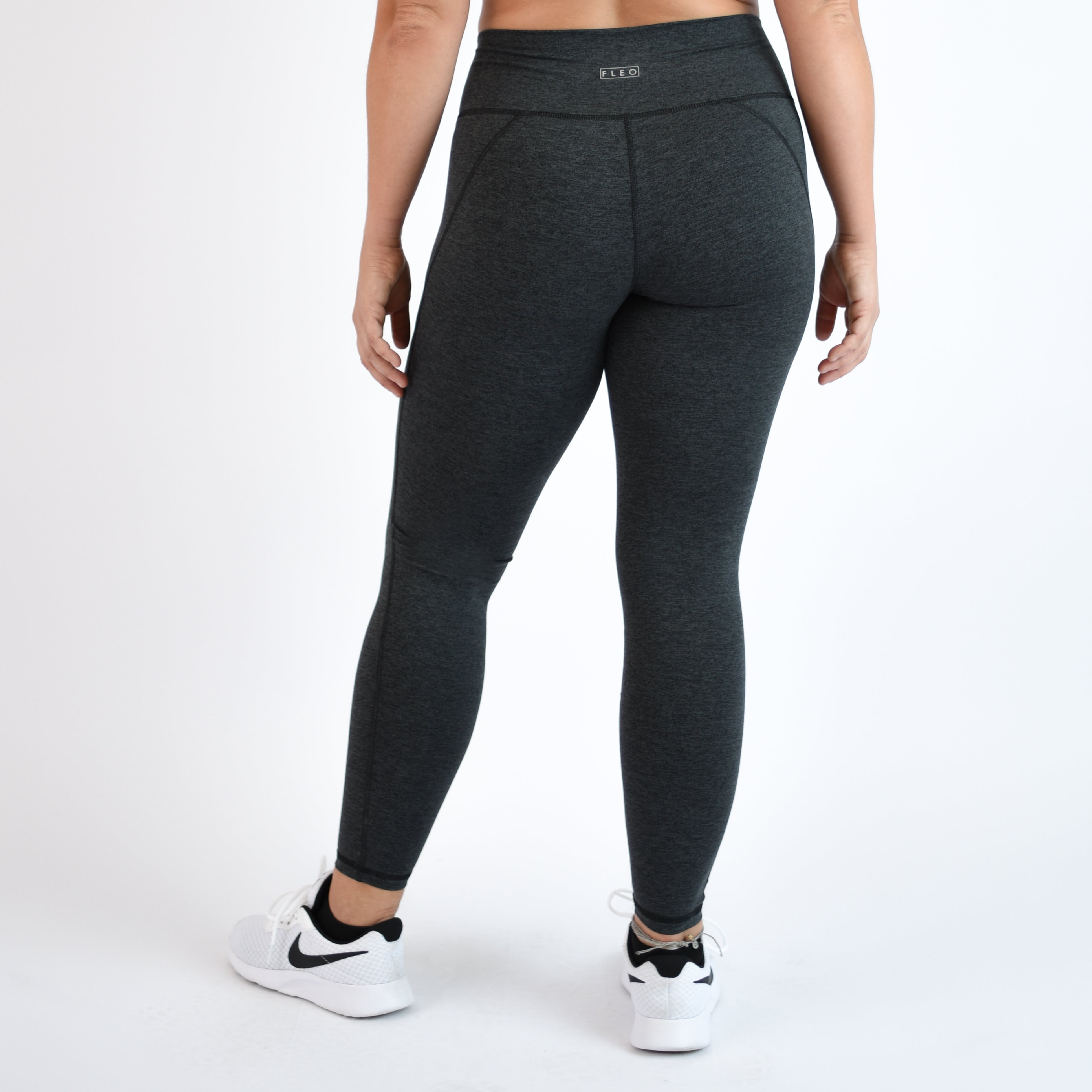 Charcoal No Front Seam Legging 7/8 25" - Charge