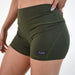 Chive Mid Rise Contour Training Shorts For Women