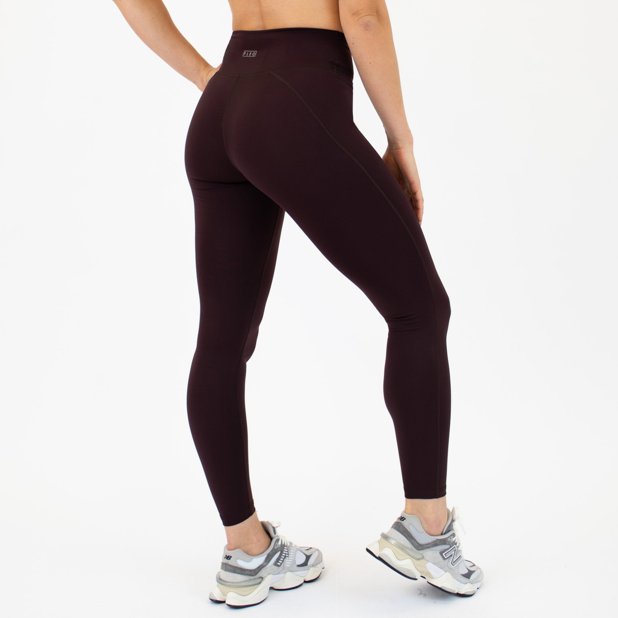 Chocolate Plum No Front Seam Legging 7/8 25" - Charge