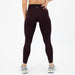 Chocolate Plum No Front Seam Legging 7/8 25" - Charge