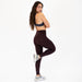 Chocolate Plum High Rise Workout Leggings