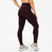 Chocolate Plum High Rise Workout Leggings