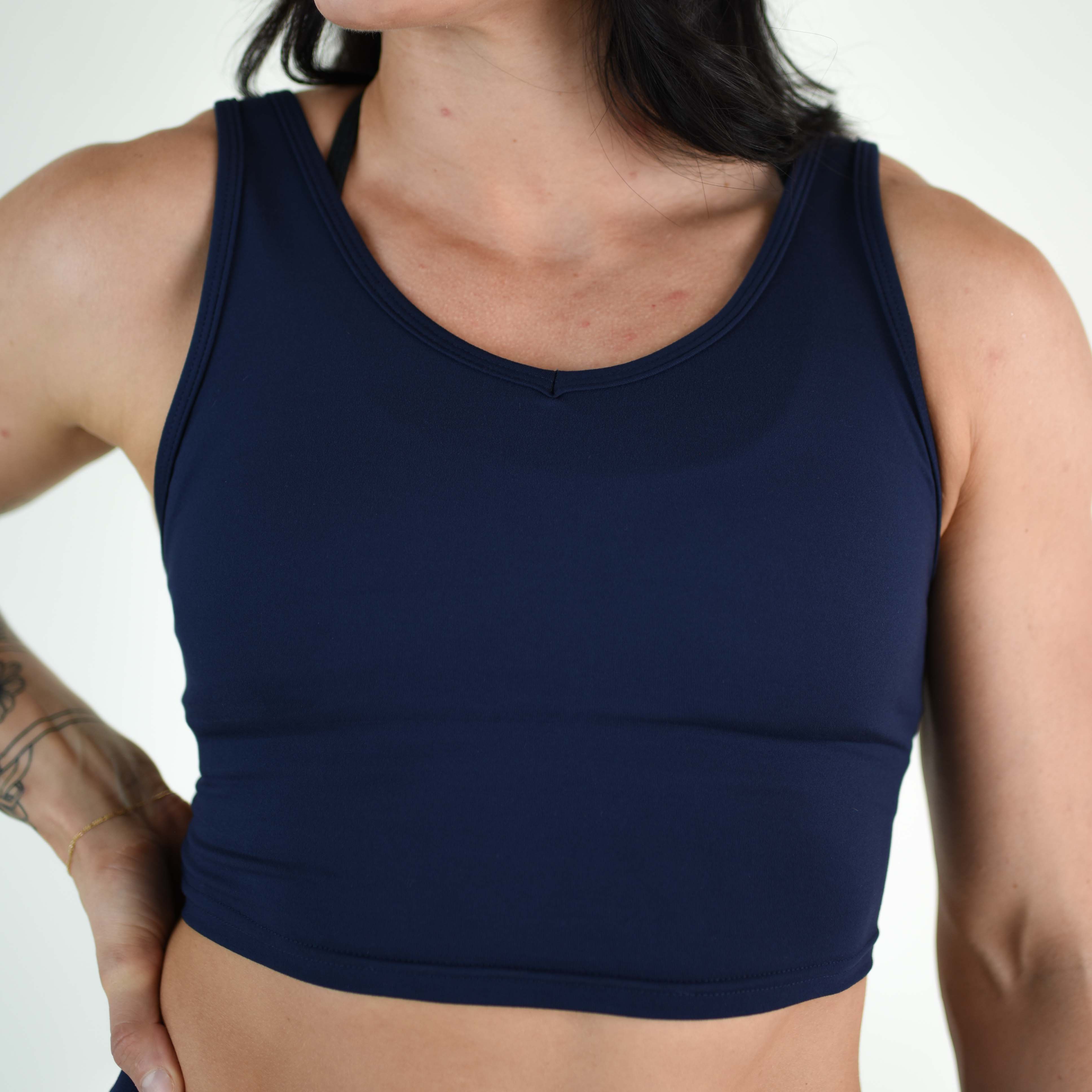 Wrap Crop Tank - Fitted