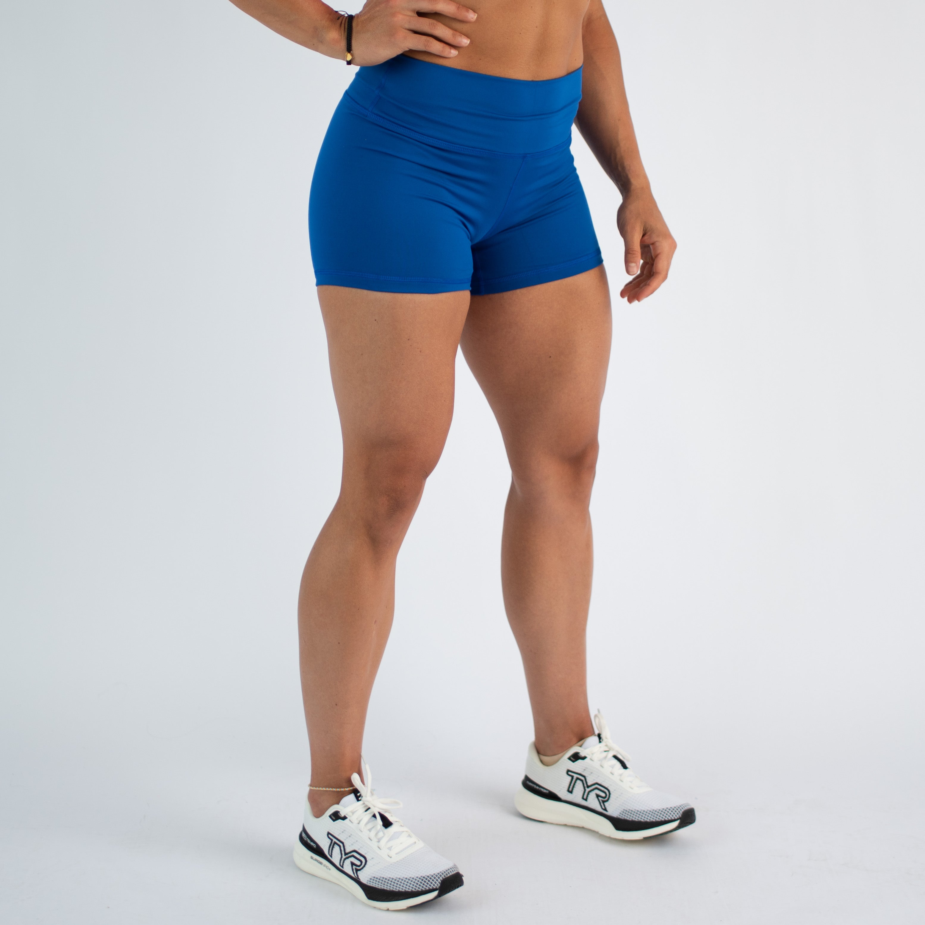 Cobalt High Rise Spandex Shorts