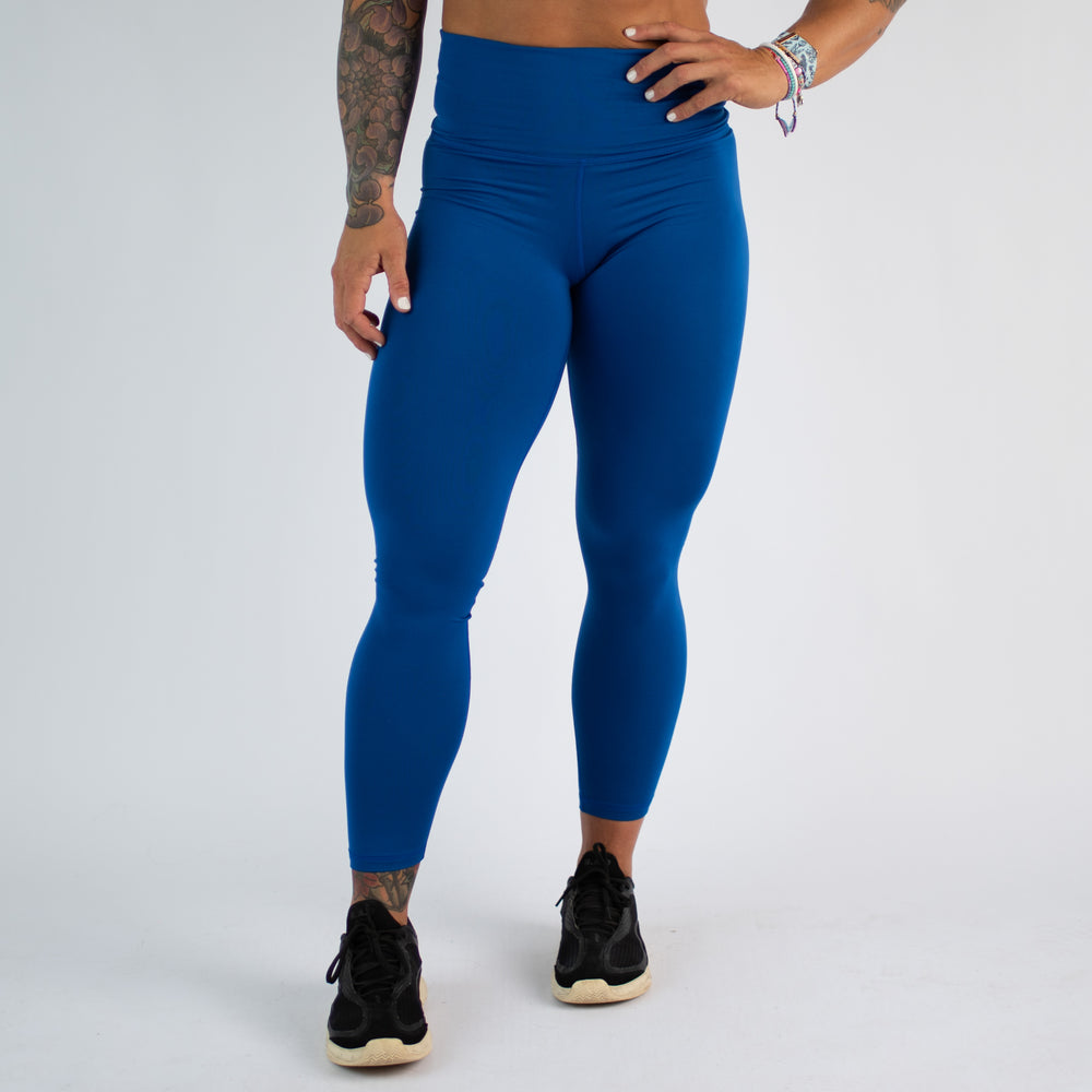 Cobalt Super High Leggings - Bounce Fabric