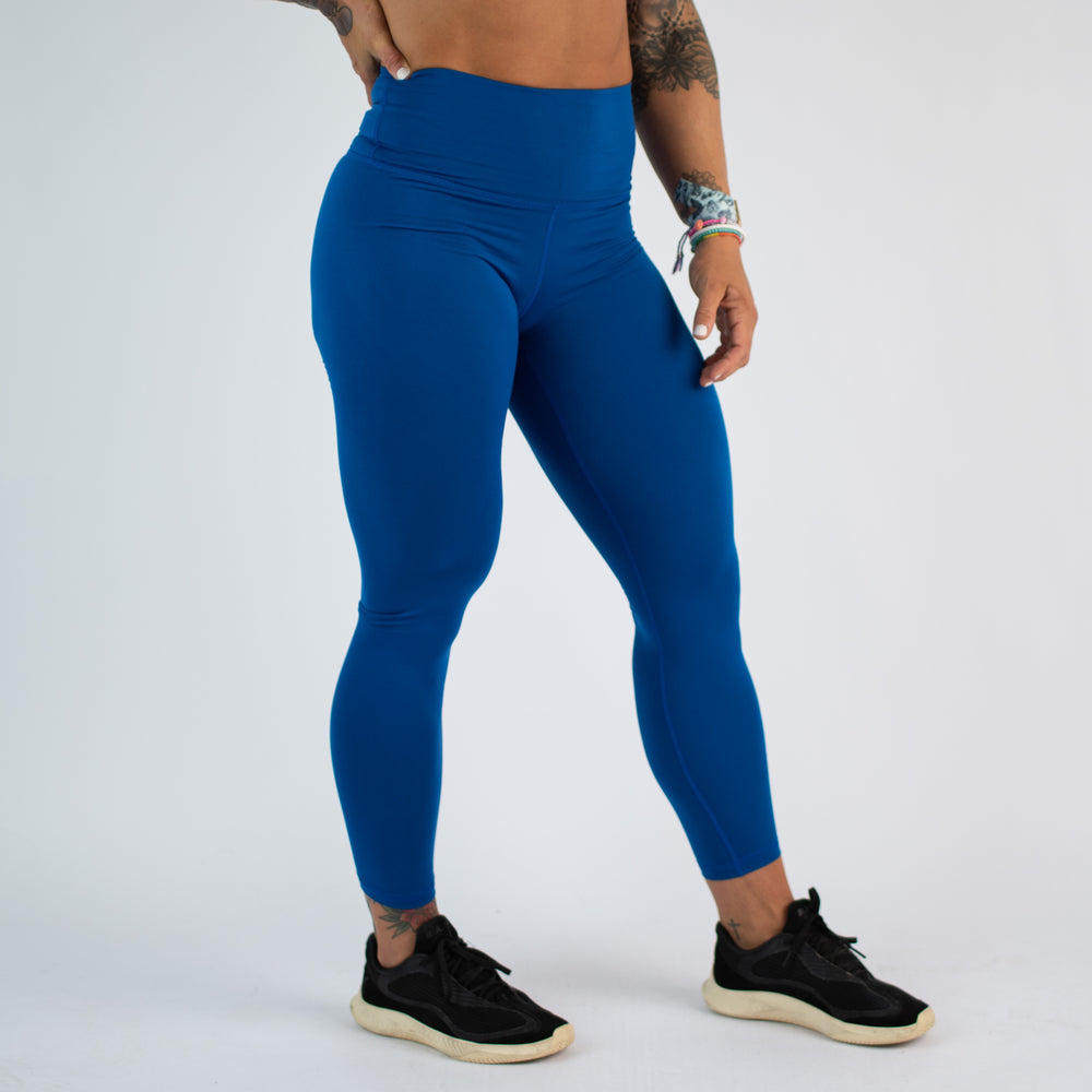 Cobalt Super High Leggings - Bounce Fabric