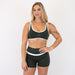 Deep Forest & White Jett Bralette - Light Support