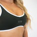 Deep Forest & White Jett Bralette - Light Support