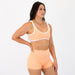 Orange Cream & White Jett Bralette - Light Support