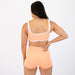 Orange Cream & White Jett Bralette - Light Support