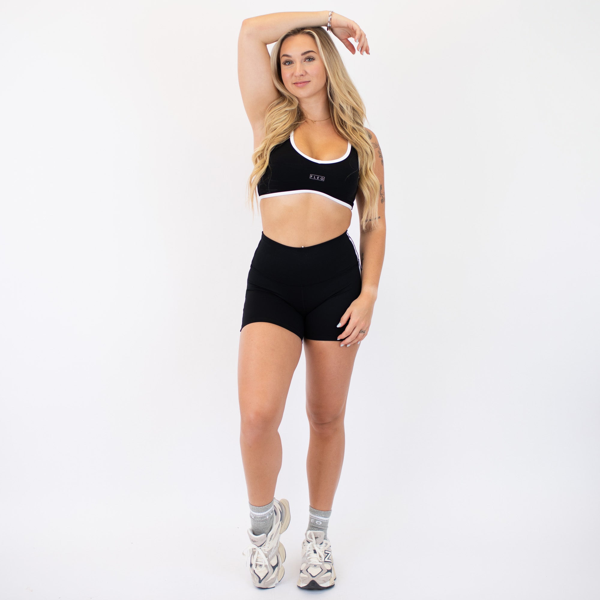 Black & White Jett Bralette - Light Support