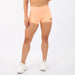 Orange Cream Apex Contour Training Shorts For Women