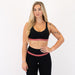 Lexi Sports Bra - Black & Sienna