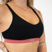 Lexi Sports Bra - Black & Sienna