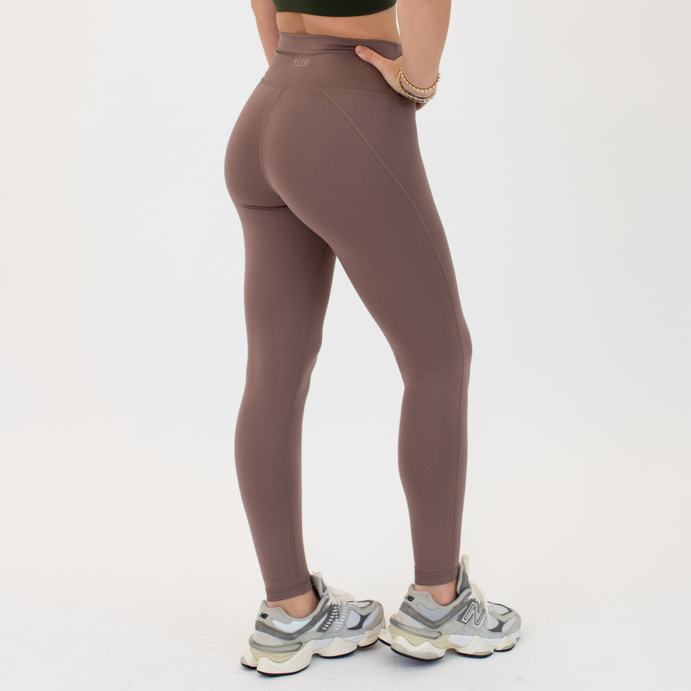 Deep Taupe No Front Seam Legging 7/8 25" - Charge