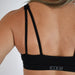 Black Strappy Back Sports Bra - Diana 