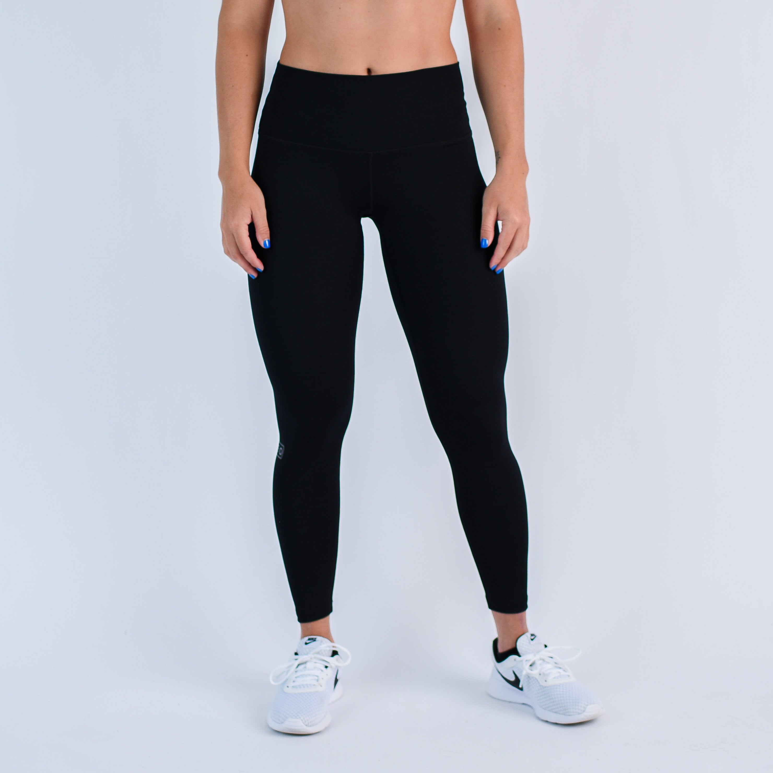 Black Ribbed Legging 7/8 25" - El Toro