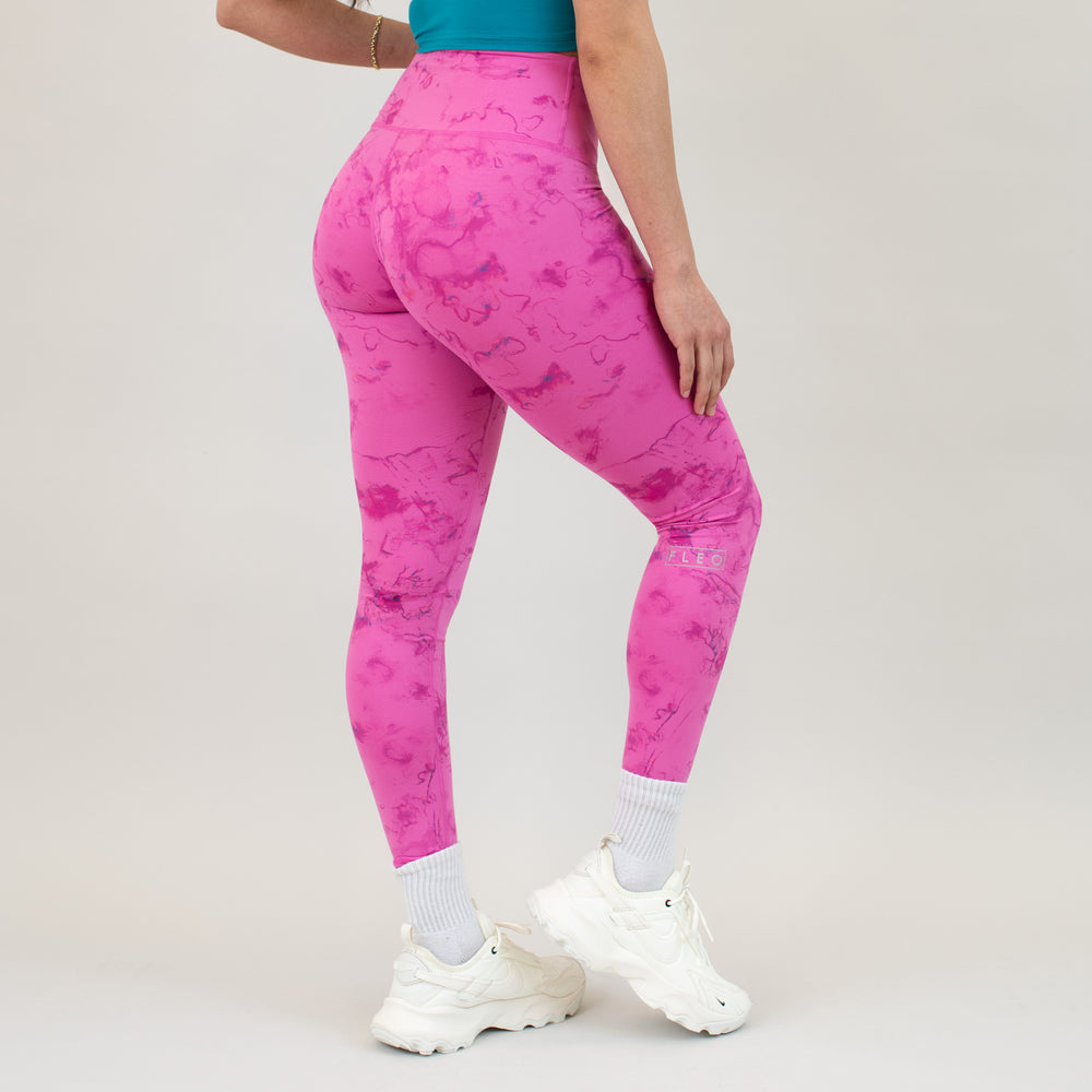 Electric Pink Phlox El Toro Leggings