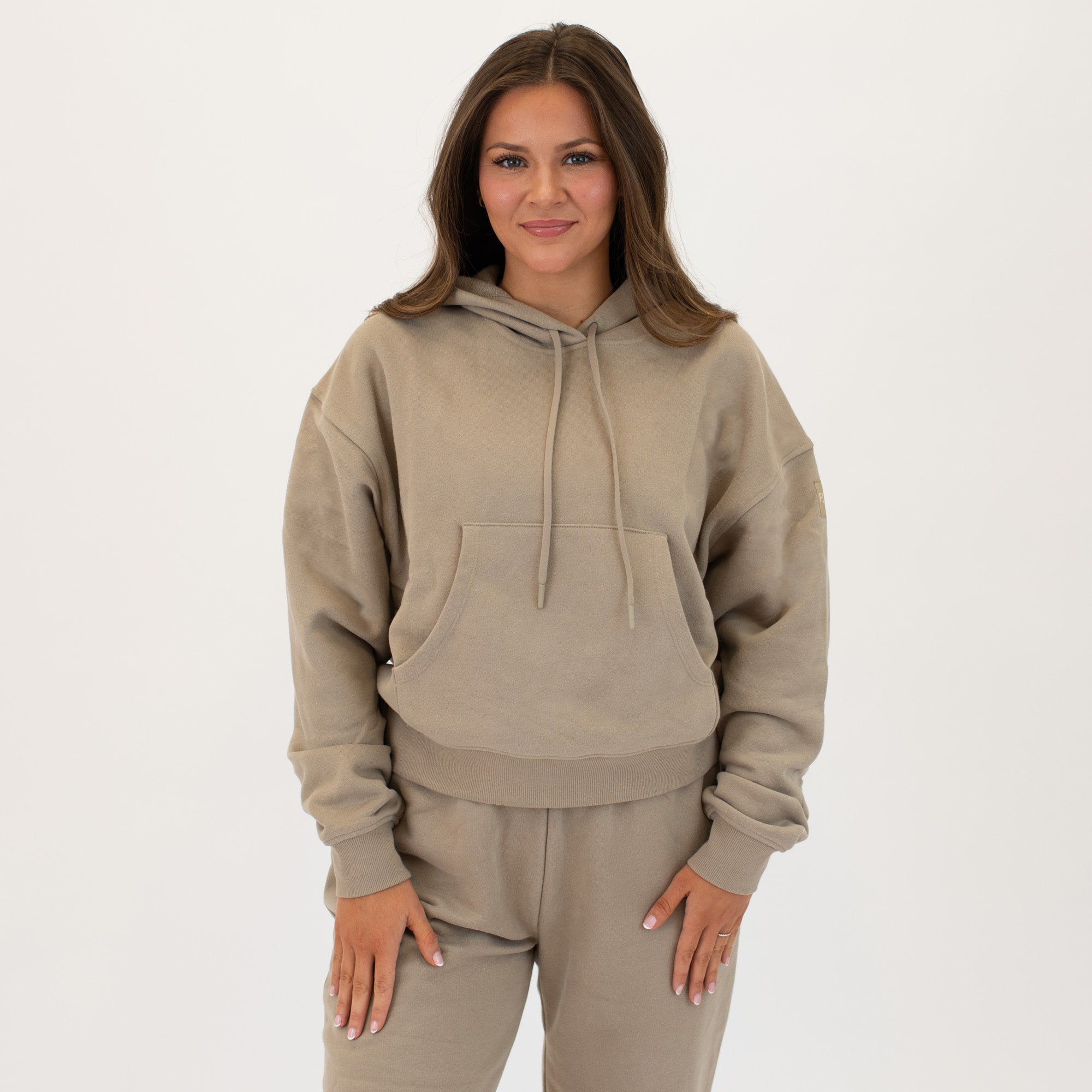 Essence Crop Hoodie Sweatshirt