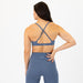 X Back Sports Bra - Chloe in Folkstone Gray