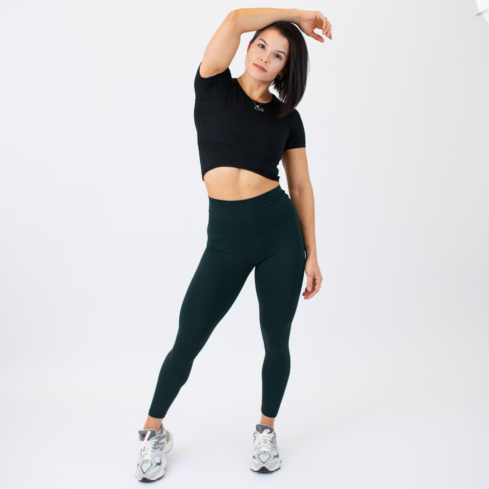 Forest Green El Toro Leggings 7/8 25" -3