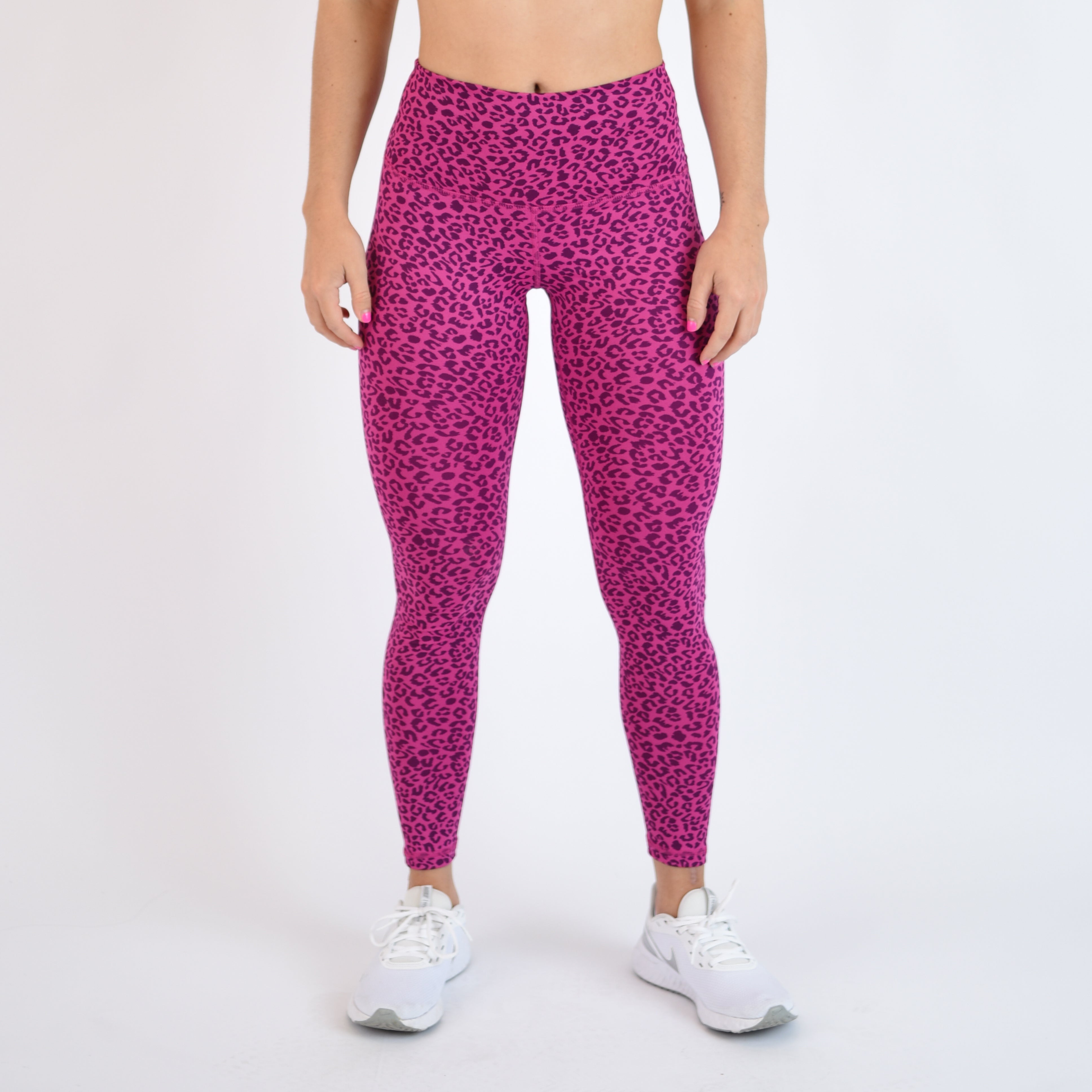 Fuchsia Red Leopard El Toro Leggings