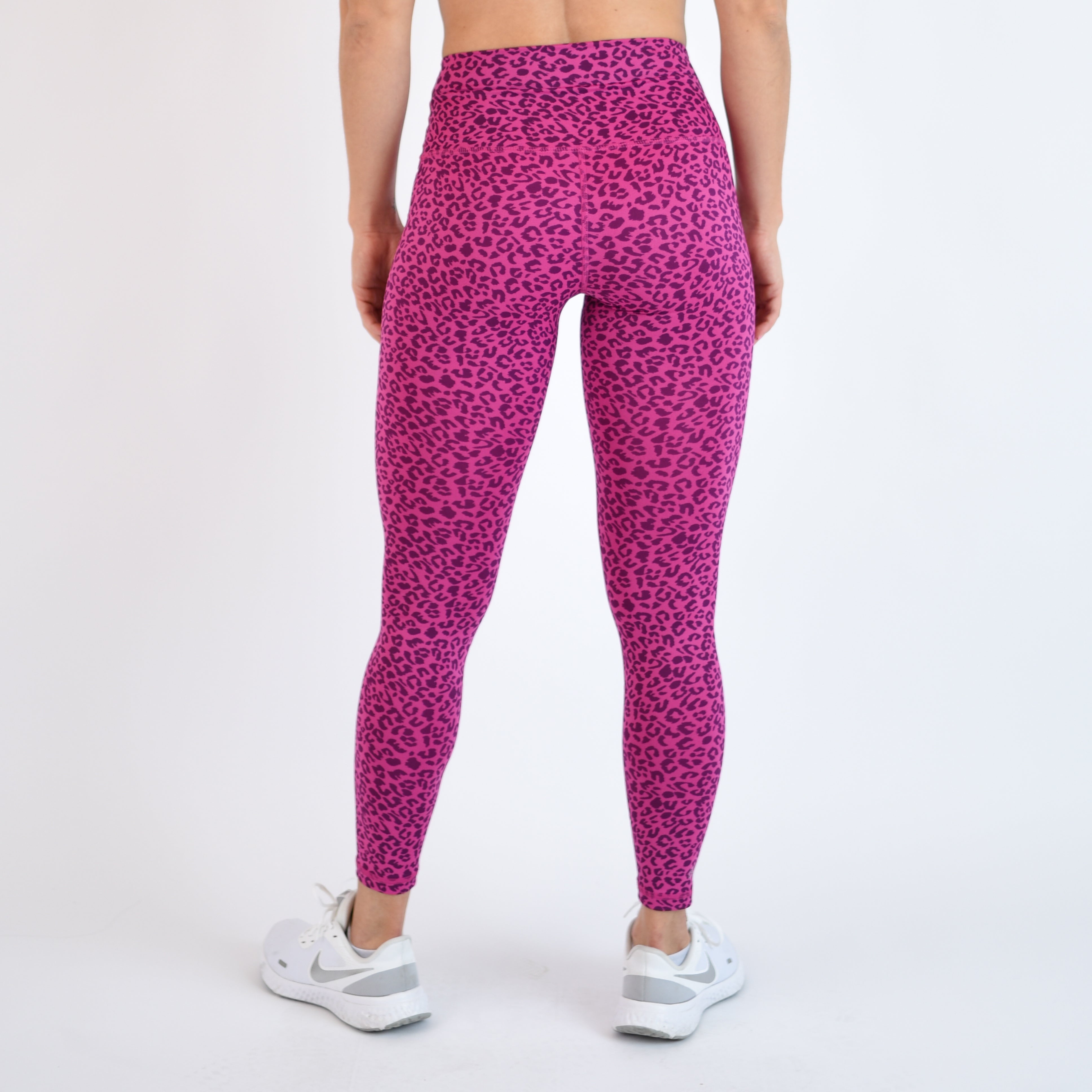 Fuchsia Red Leopard El Toro Leggings